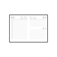 Ежедневник А5 датированный «Leader» 2025, красный