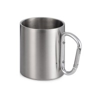 Подарочный набор с термосом и кружкой, серебристый/серый