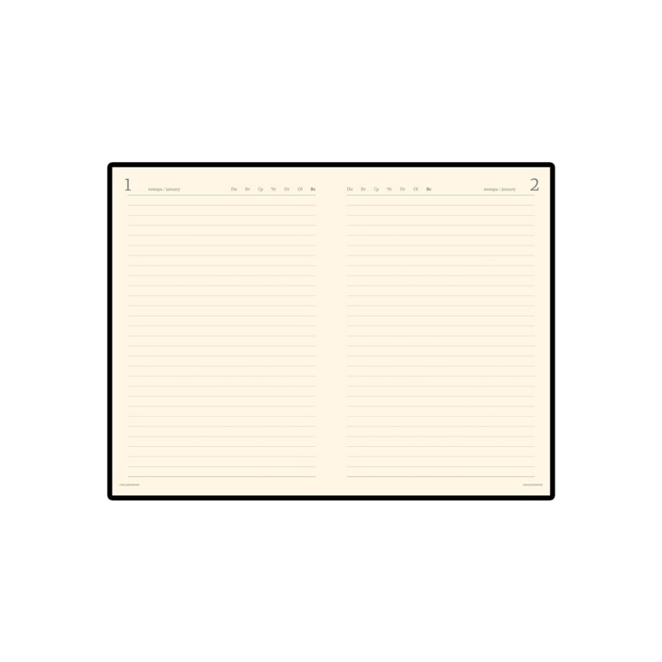 Ежедневник полудатированный портфолио А5  "PROFY" коричневый