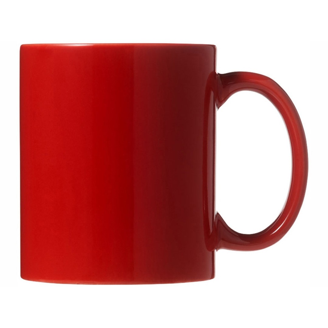 Кружка керамическая "Santos", красный