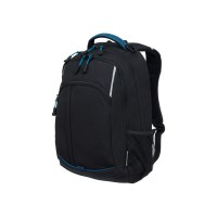 Рюкзак TORBER ROCKIT с отделением для ноутбука 15.6", чёрный/синий, нейлон, 32 х 14 х 50 см, 22л