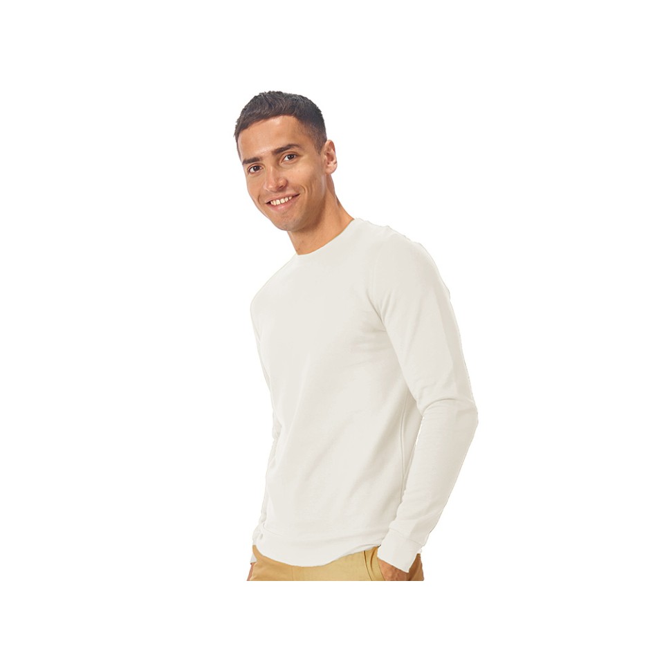 Свитшот "Motion" унисекс с начесом, белый