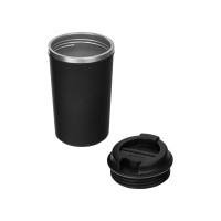 Герметичная термокружка на присоске "Kick", 350 мл, черный