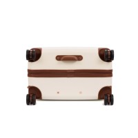 Чемодан BUGATTI Amelia, бежевый, поликарбонат / АБС-пластик, 50х29х76 см, 85 л