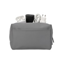 Органайзер для электроники и проводов из искусственной кожи "Sofit", серый