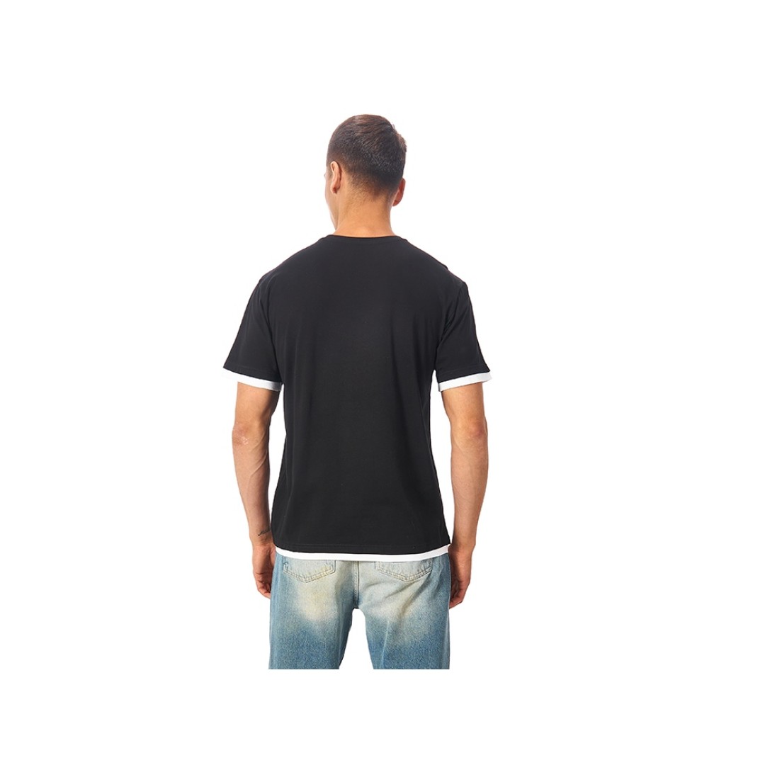 Футболка «Rotterdam» мужская, черный/белый