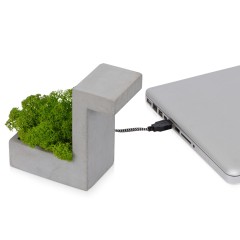 Настольная лампа из бетона "Blok Lamp"