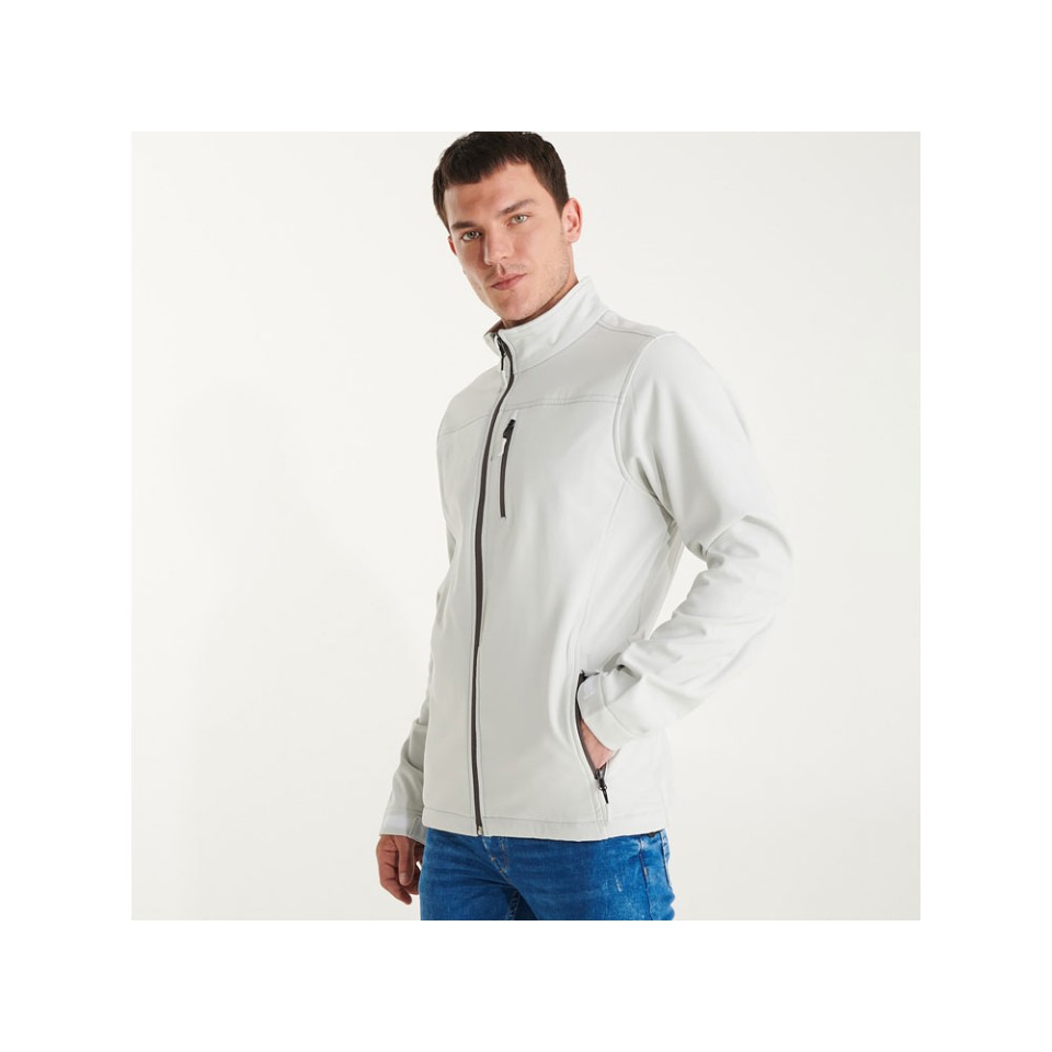 Куртка софтшел "Antartida", мужская, жемчужный