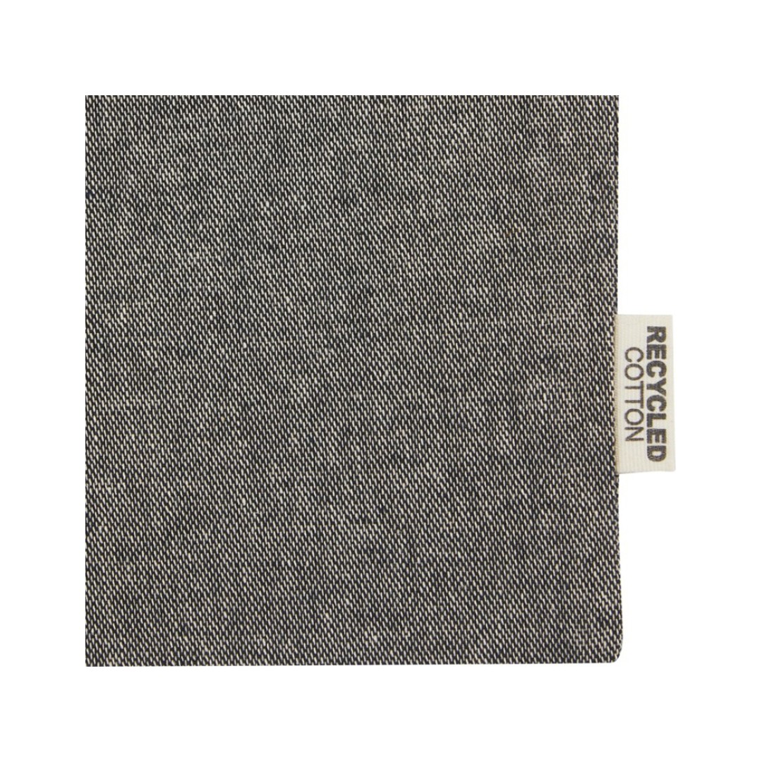 Маленькая подарочная сумка Pheebs объемом 0,5 л из хлопка плотностью 150 г/м2, черный