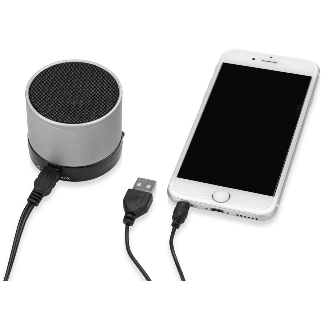 Беспроводная колонка "Ring" с функцией Bluetooth, серый