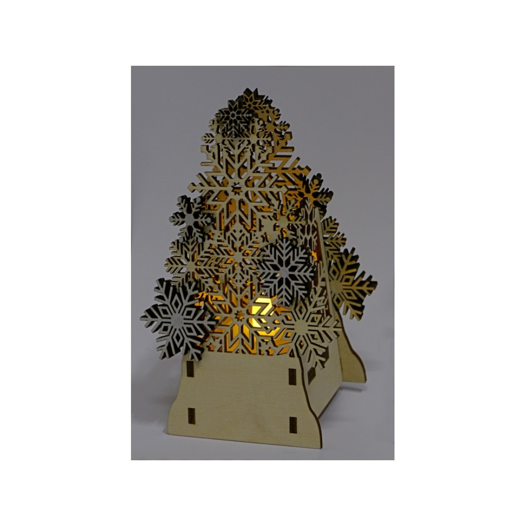 Декоративная фигура "Ель" с электрической свечой