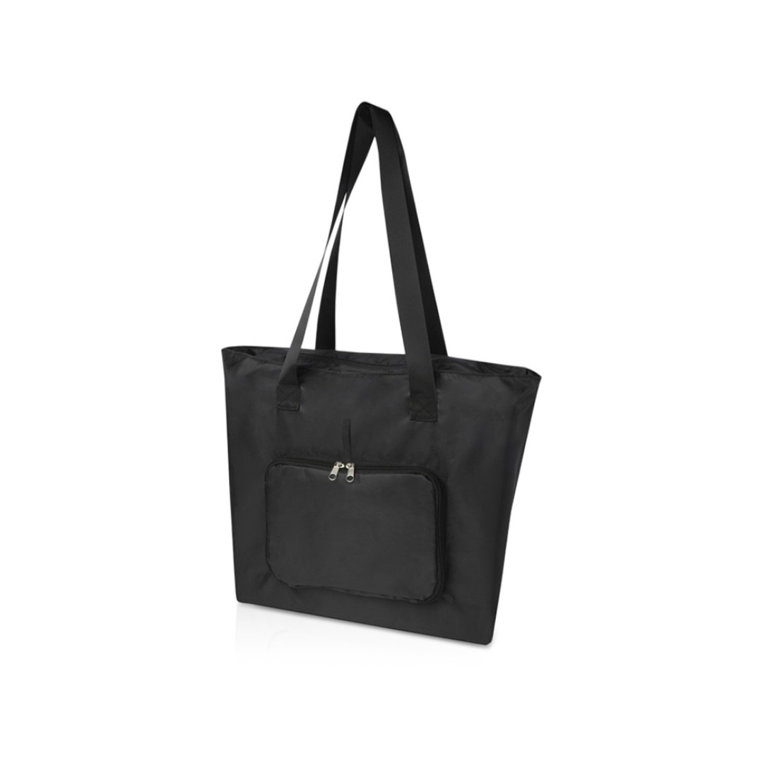 EcoFold Складная эко-сумка из RPET 16 л - сплошной черный