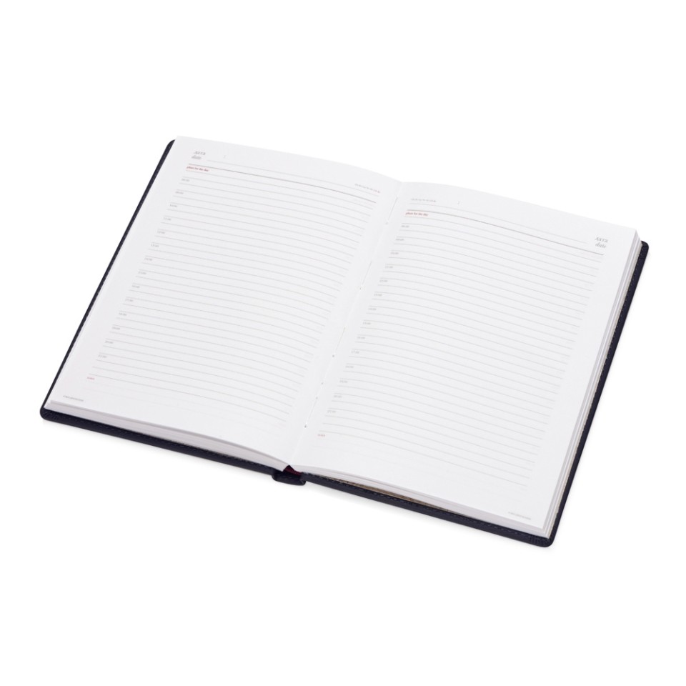 Ежедневник недатированный А5 «Velvet», темно-синий Navy