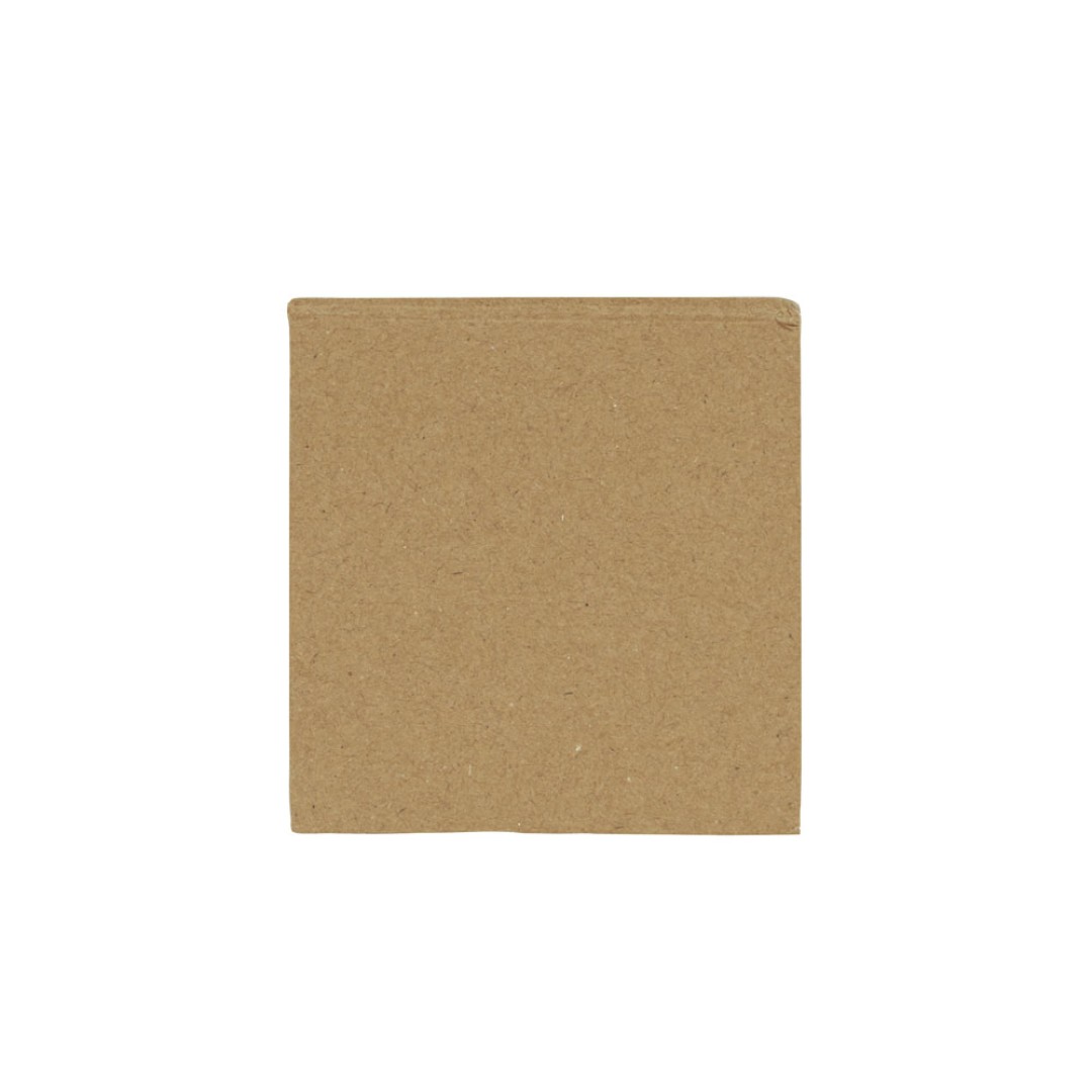 Блок для записей BOSCO в обложке из переработанного картона, бежевый