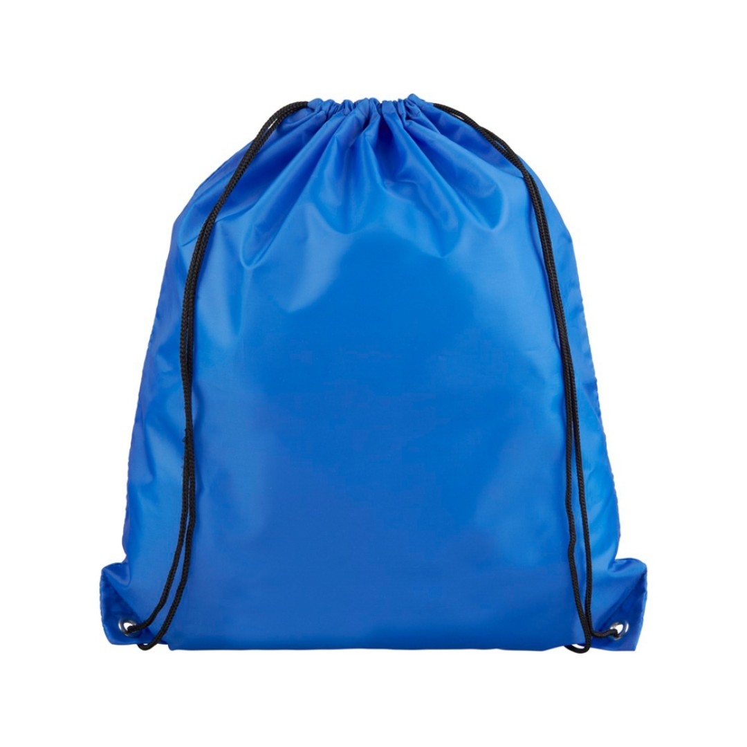 Рюкзак со шнурком Oriole из переработанного ПЭТ, синий