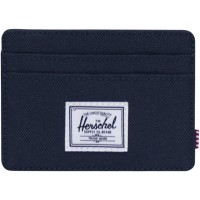 Herschel Charlie держатель для карт с RFID-защитой из переработанного материала - темно - синий navy