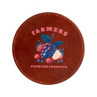 Набор аксессуаров для вина «Fabrizio», коричневый с рельефной УФ-печатью