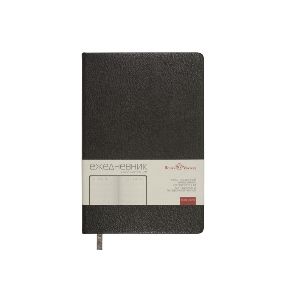 Ежедневник недатированный А5 "Loft", серый