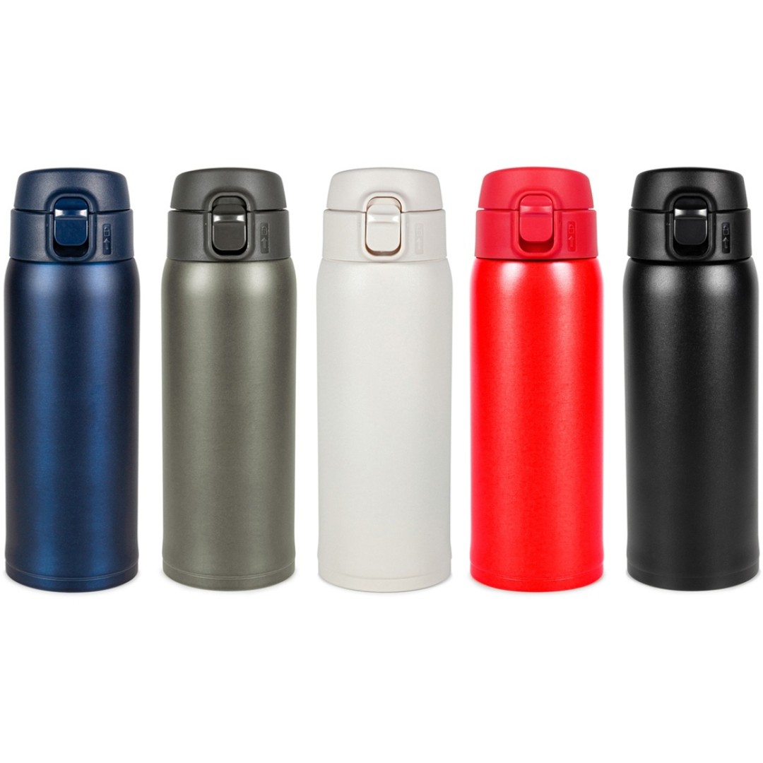 Термокружка Relaxika 701 (0,48 литра), синяя (без лого)