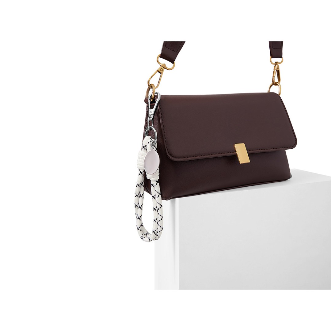 Брелок-браслет "Bohemian", черно-белый