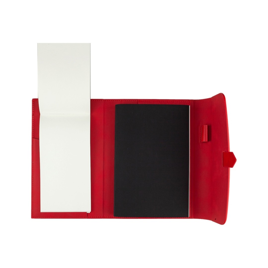 Ежедневник недатированный А5 "Senate" с магнитным клапаном, красный