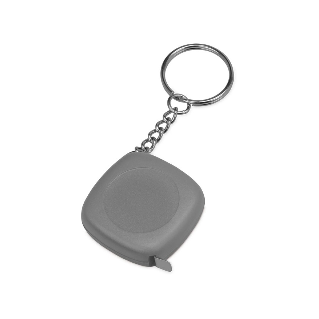 Брелок-рулетка 1м "Block", серый