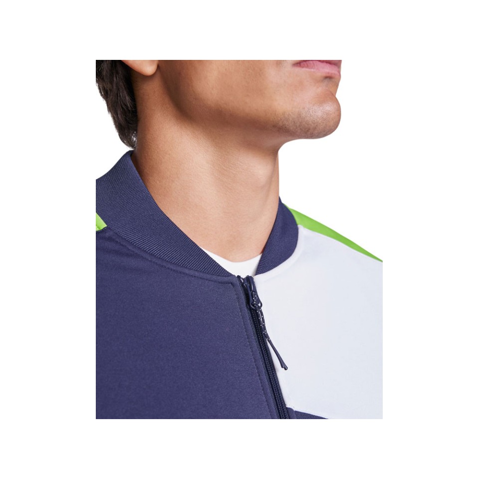 Спортивная куртка «Leros» унисекс, папоротниковый/синий нэйви