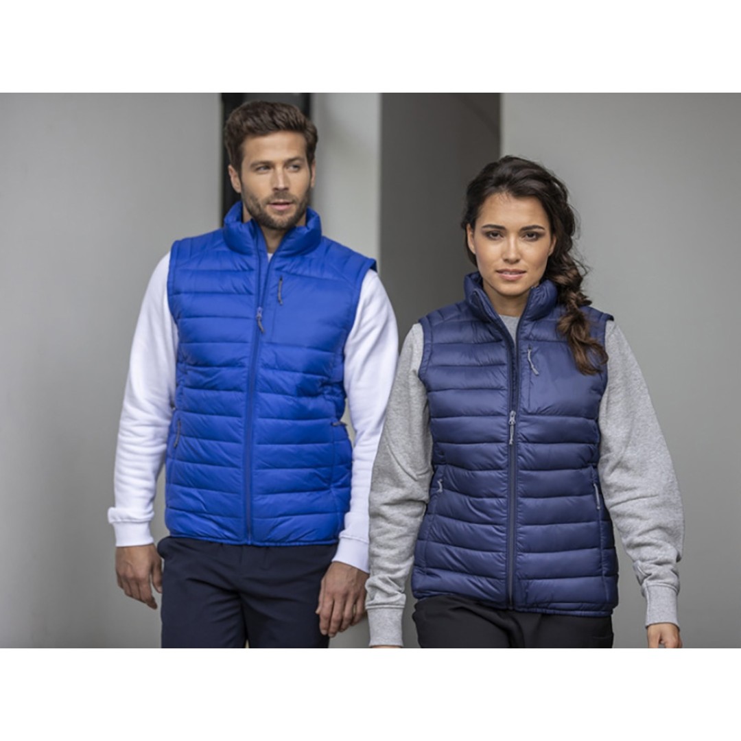 Женский утепленный жилет Pallas  из переработанных материалов по стандарту GRS - Сплошной черный