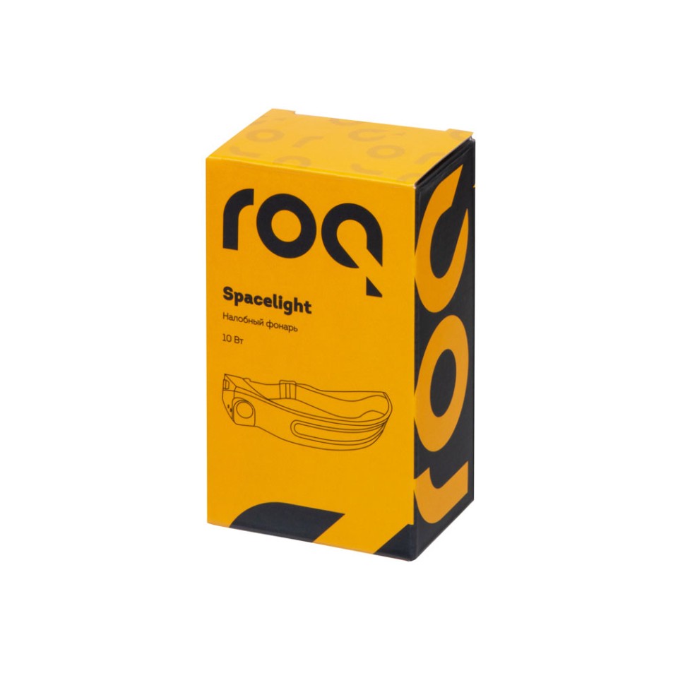 Налобный фонарь 2-в-1 c управлением жестами "Spacelight", черный