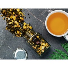 Чай манговый улун, серия "Bouquet", стеклянная банка