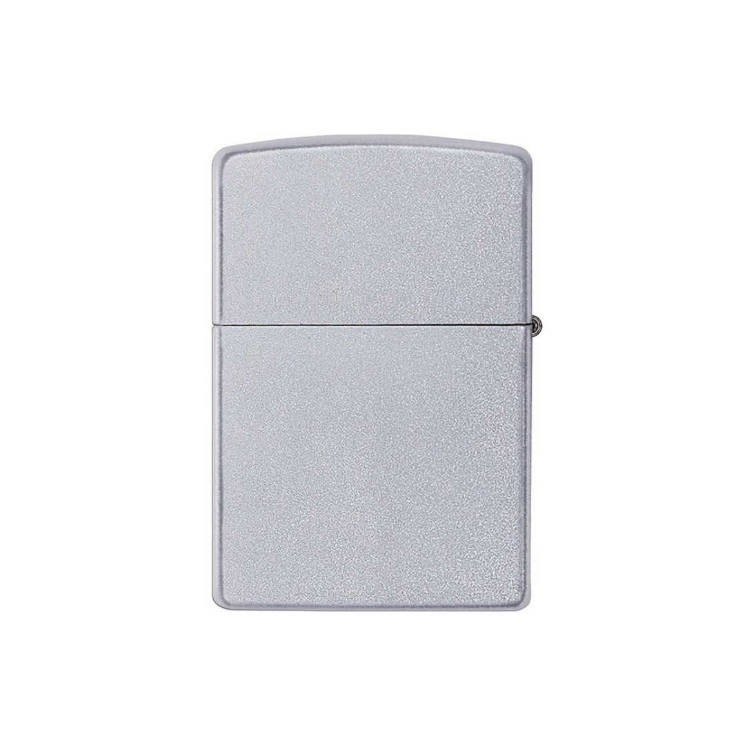 Зажигалка ZIPPO Classic с покрытием Satin Chrome™, латунь/сталь, серебристая, матовая, 38x13x57 мм