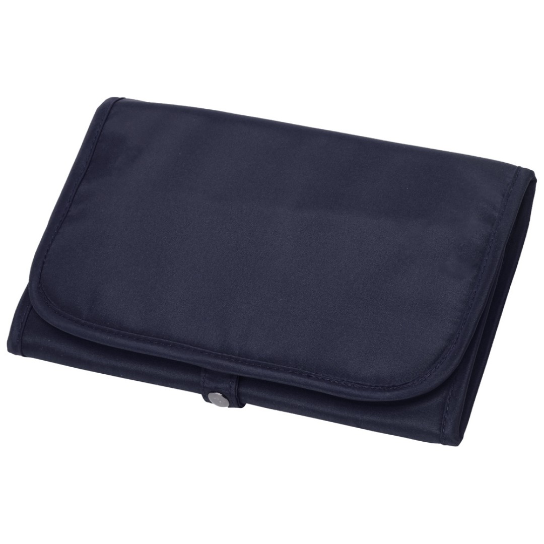 Несессер для путешествий со съемной косметичкой "Flat", темно-синий