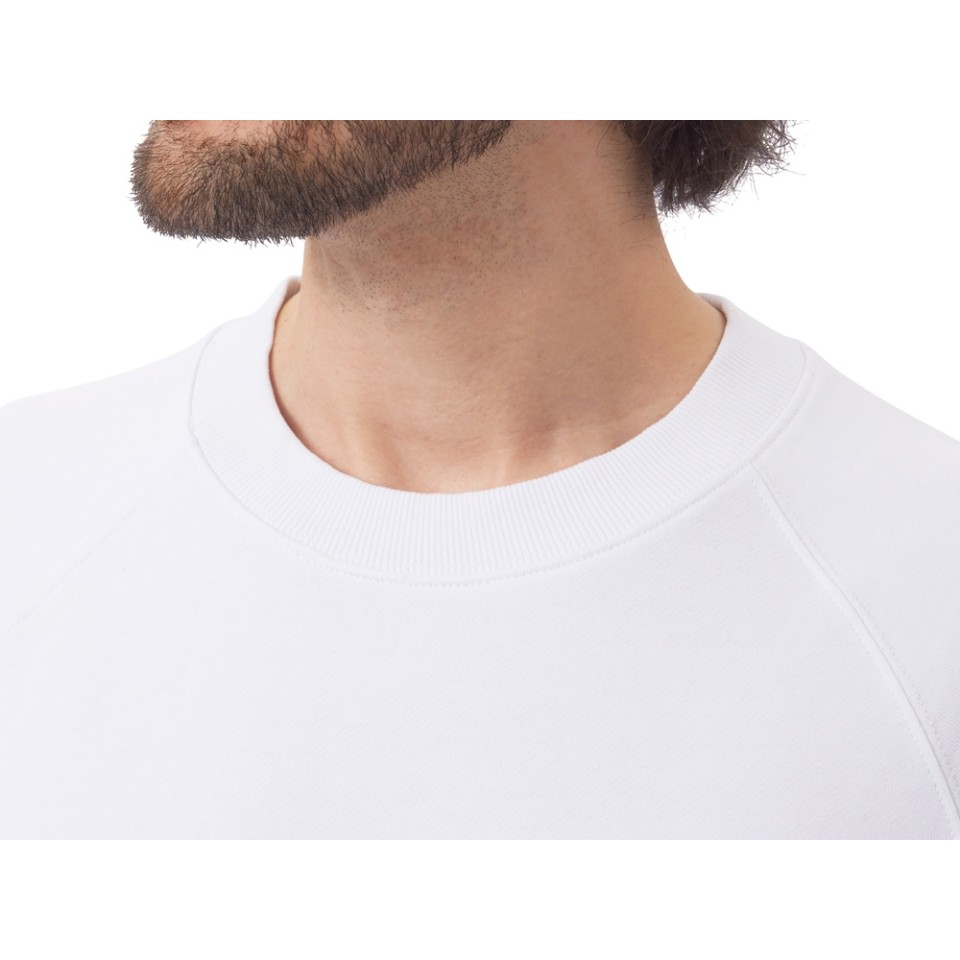 Свитшот оверсайз с рукавом реглан «Belgrade», унисекс, белый