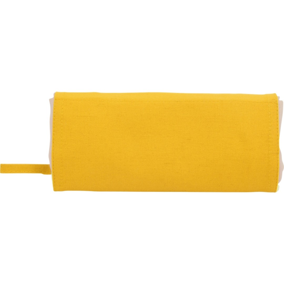 Складная хлопковая сумка для шопинга Gross с карманом, желтый