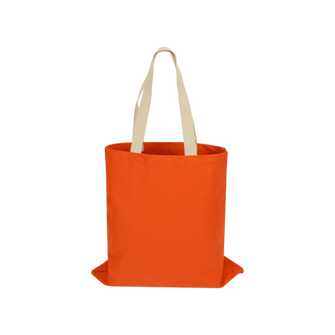 Сумка для шопинга Steady из хлопка с парусиновыми ручками, 260 г/м2, оранжевый