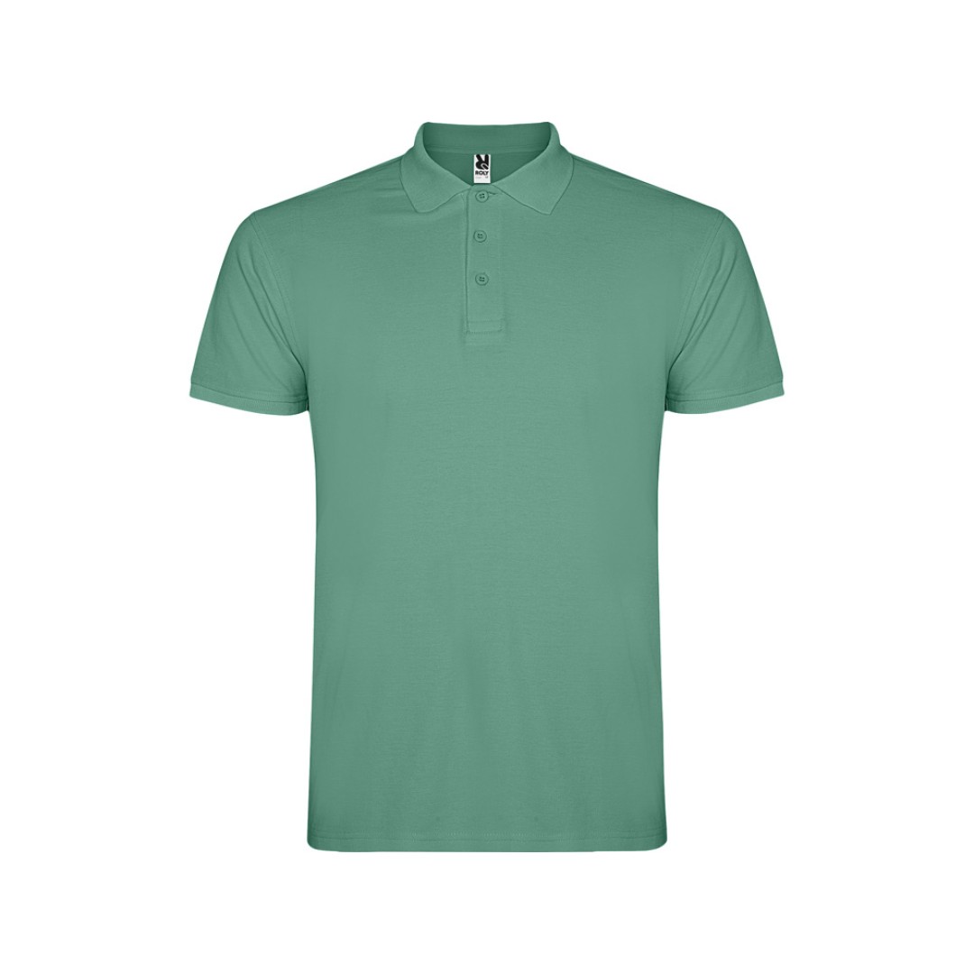 Рубашка поло "Star" мужская, темный ментол