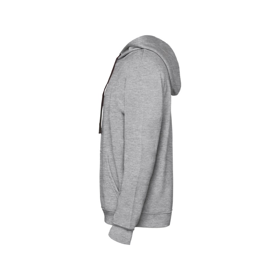 Толстовка с капюшоном "Urban" мужская, серый меланж/черный