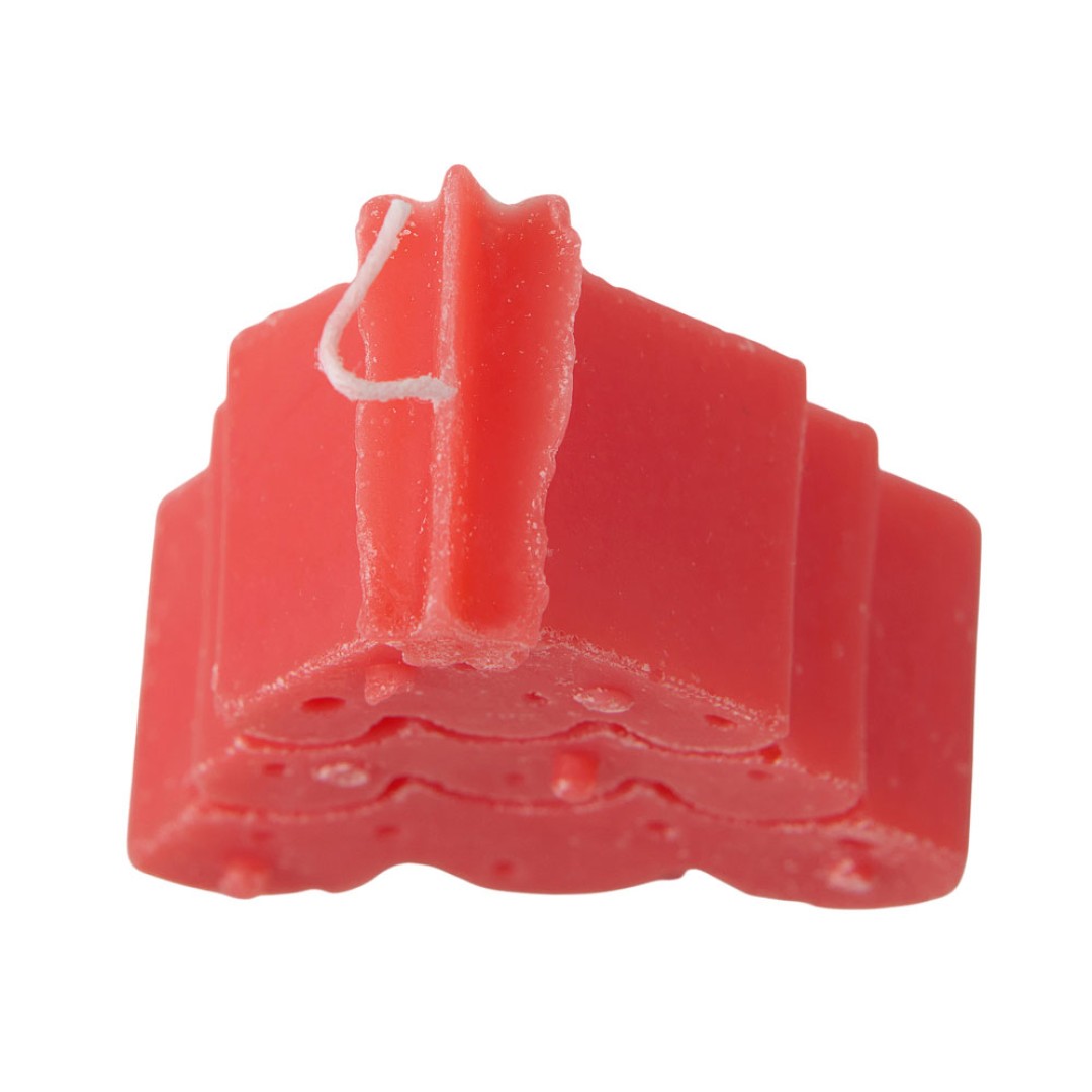 Свеча "Елочка", красный