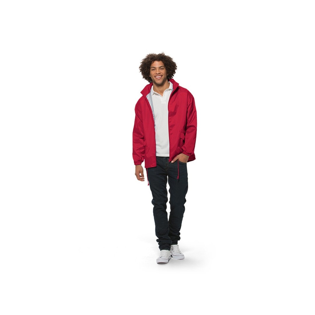 Ветровка "Miami" мужская с чехлом, красный