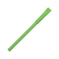 Ручка картонная с колпачком "Recycled", зеленое яблоко