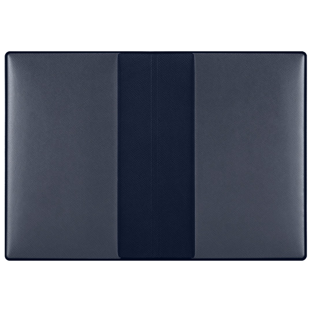 Классическая обложка для паспорта "Favor", темно-синяя