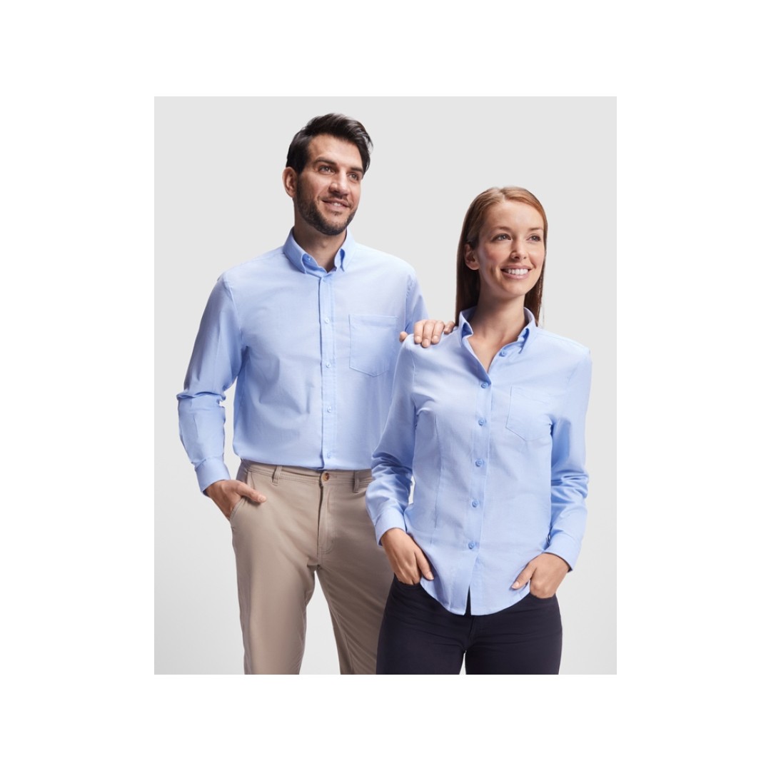 Рубашка женская "Oxford", небесно-голубой