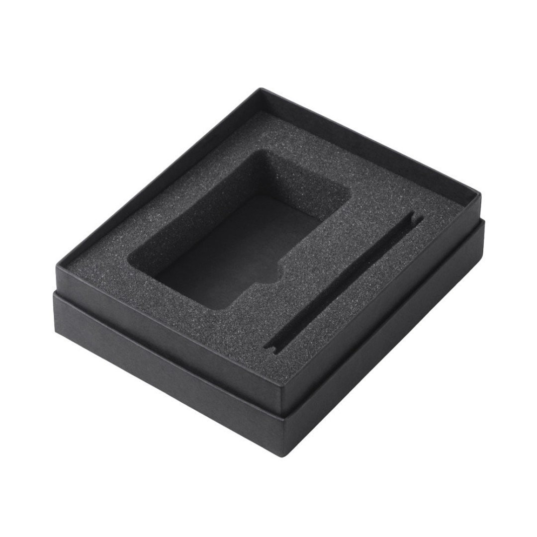 Подарочный набор c ручкой и повербанком 10000 mAh, серый