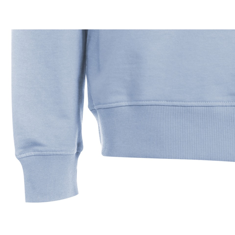 Свитшот «Warsaw» 220гр, унисекс, небесно-голубой
