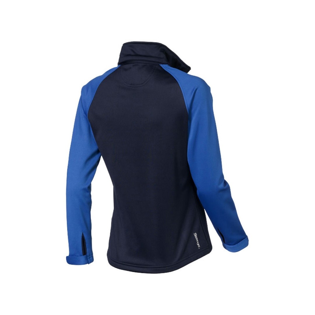 Куртка софтшел "Сhallenger" женская, темно-синий/небесно-голубой