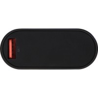 Внешний аккумулятор с QC/PD "Qwik", 10000 mah, черный