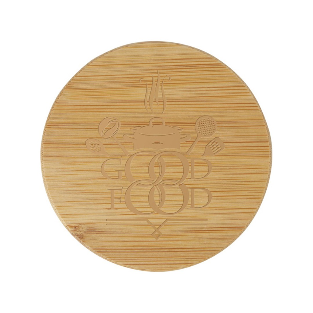 Чайник Zen с ситечком и бамбуковой крышкой - Прозрачный