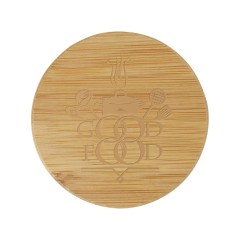 Чайник Zen с ситечком и бамбуковой крышкой - Прозрачный