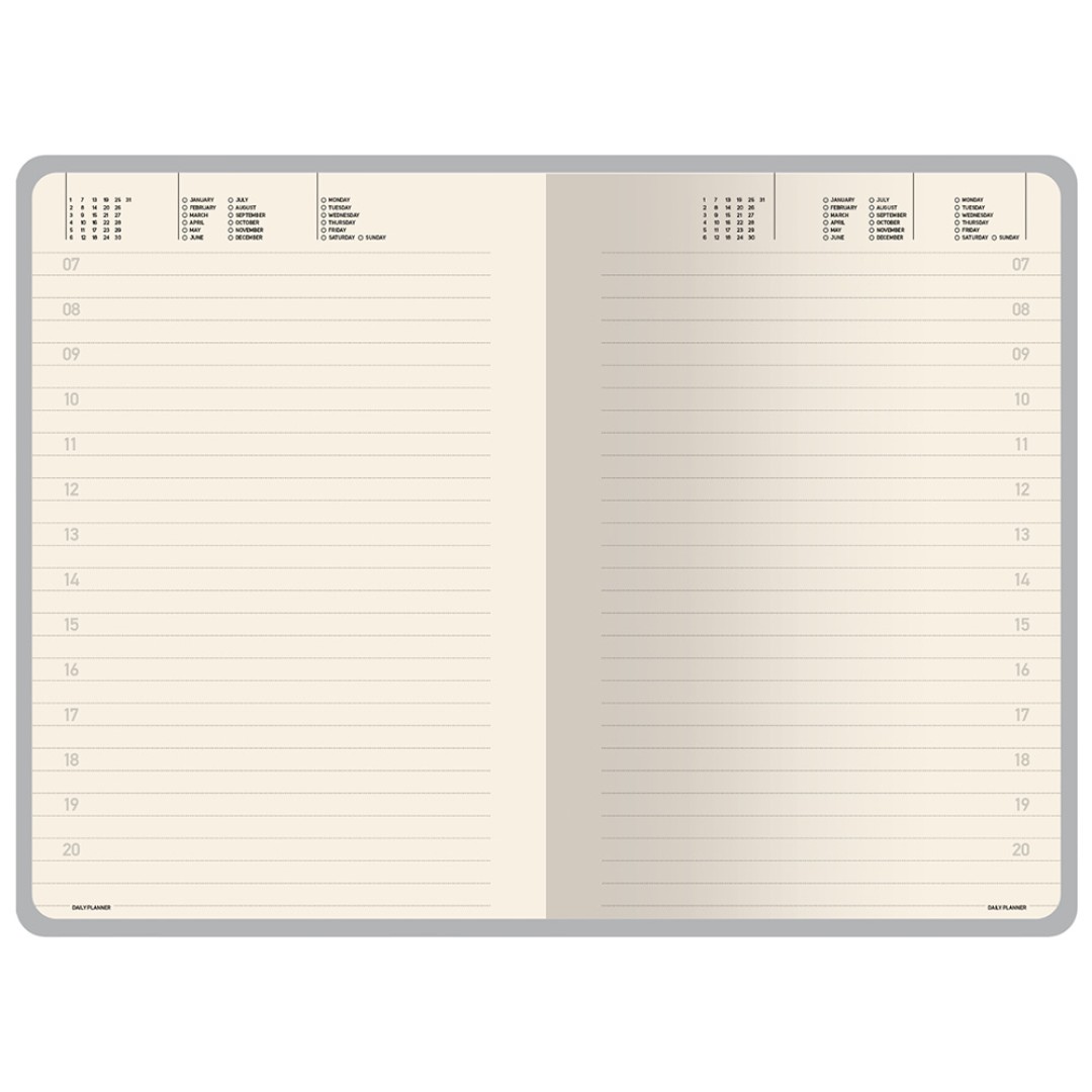 Ежедневник А5 "Megapolis Color New" soft-touch, серый