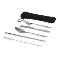 Набор столовых приборов из нержавеющей стали из 5 предметов Sheen - Серебристый